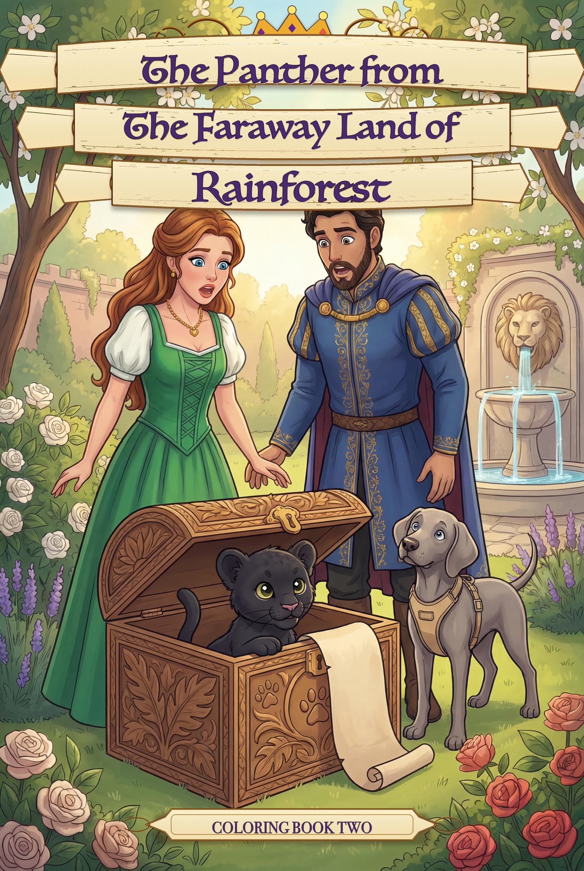 Cover of The Panther from the Faraway Land of Rainforest