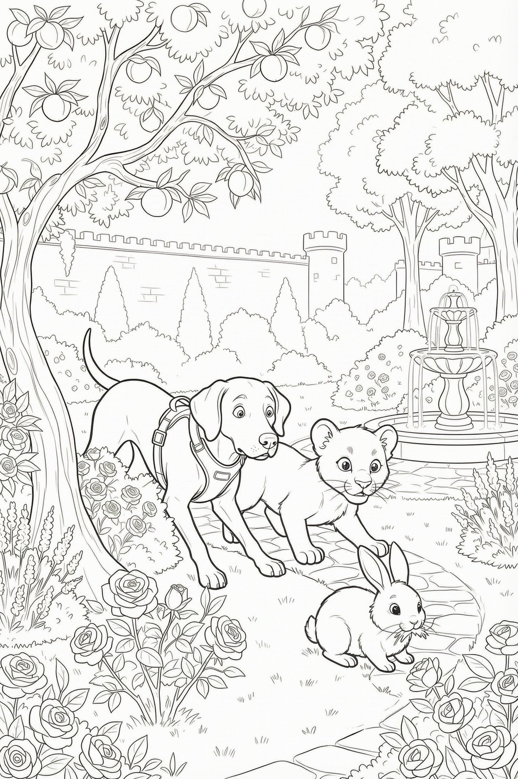 Sample page 2 from Royal Pets: Life in Palace